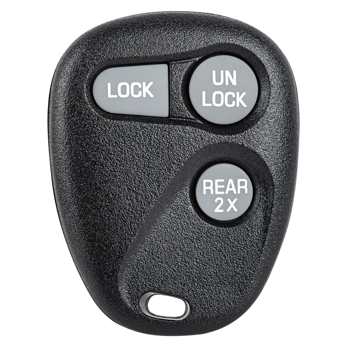 Vurkcy front view remote showing button layout and quick identification benefit