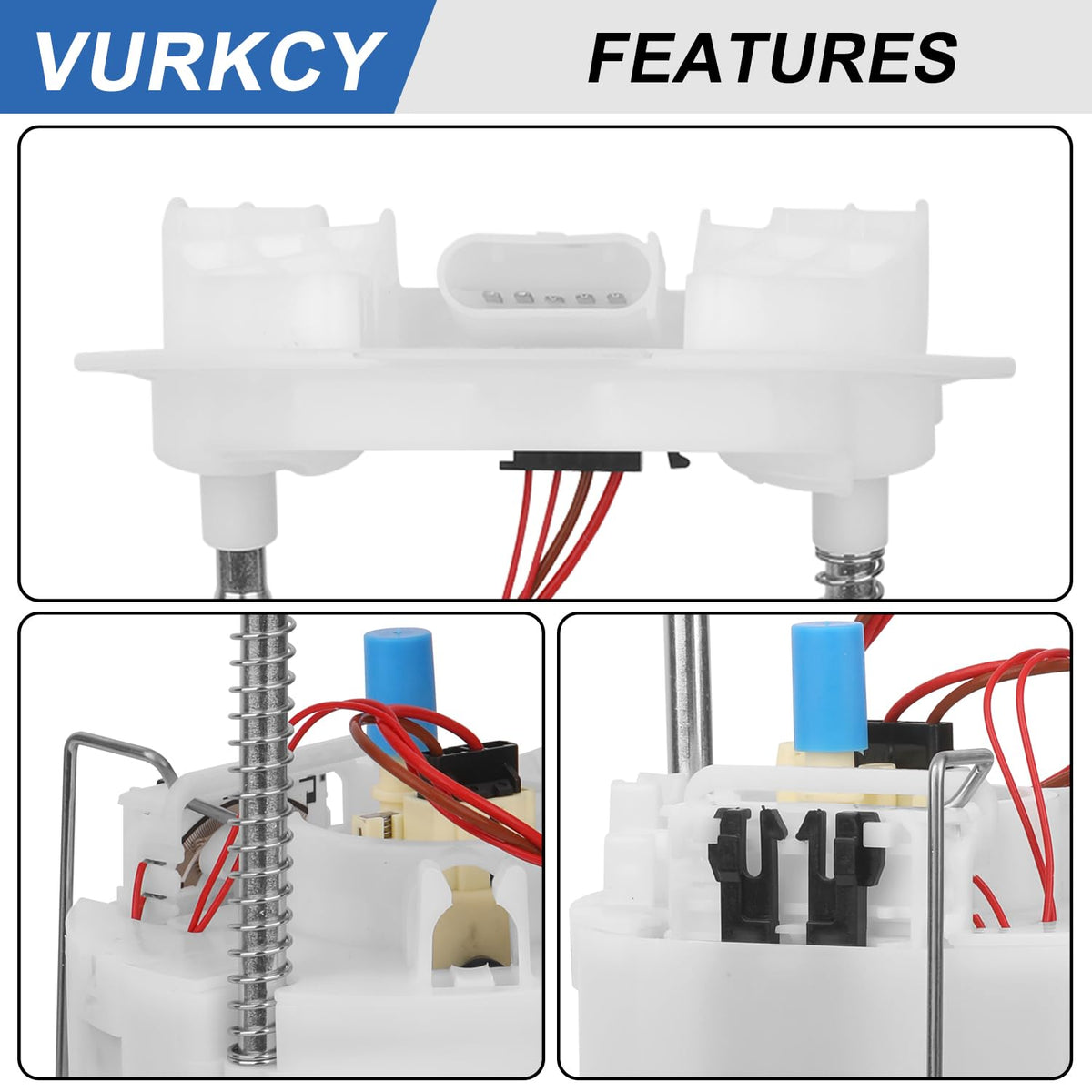 Vurkcy electrical connector detail highlighting secure connection benefit