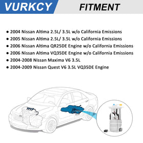Vurkcy fuel pump electrical connector detail showing plug design for easy hookup