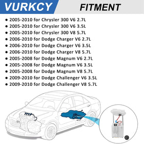 Vurkcy pump shown installed in fuel tank illustrating proper fitment