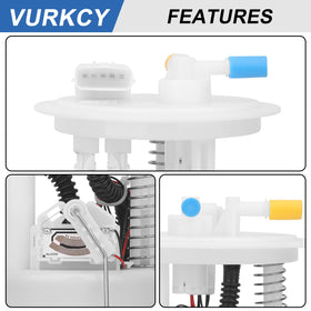 Vurkcy fuel pump installed in fuel tank showing correct orientation and stability