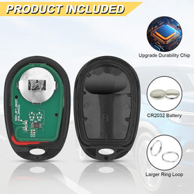 Vurkcy fob in hand with visible battery installed for instant use advantage