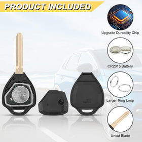 Vurkcy remote held in hand demonstrating compact size and ergonomic grip
