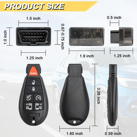 Vurkcy included OBD tool and accessories for easier vehicle matching