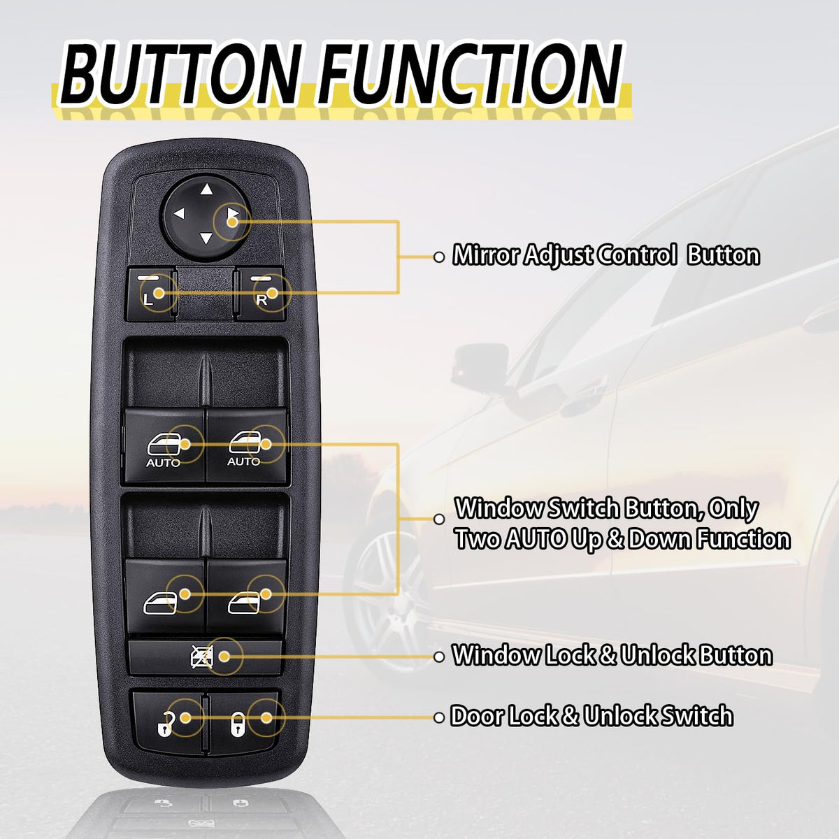 Vurkcy installed in Dodge Ram door demonstrating plug-and-play benefit