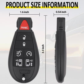 Vurkcy attached to a keyring in a vehicle setting showing convenient access