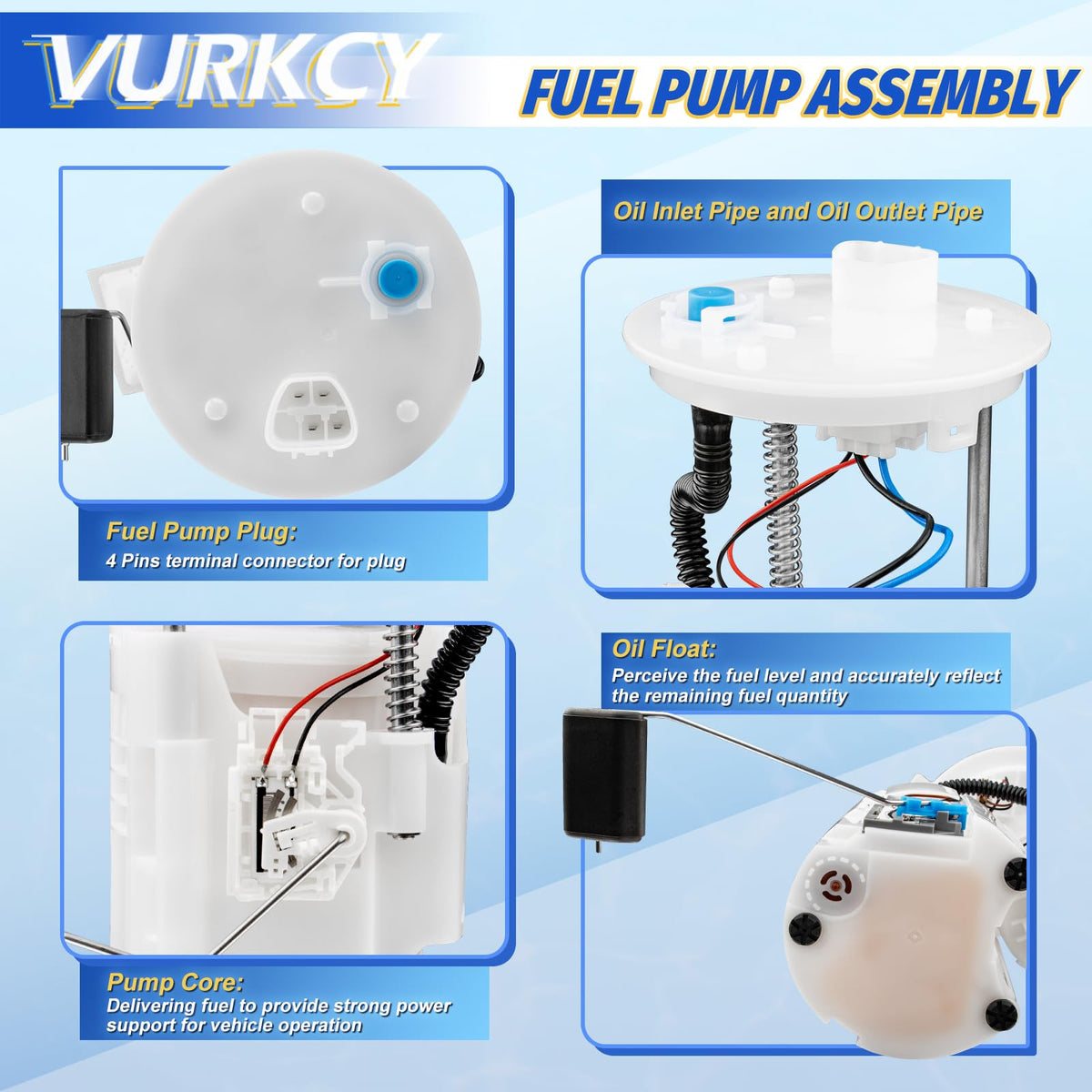 Vurkcy installed under fuel tank demonstrating correct position and restored flow