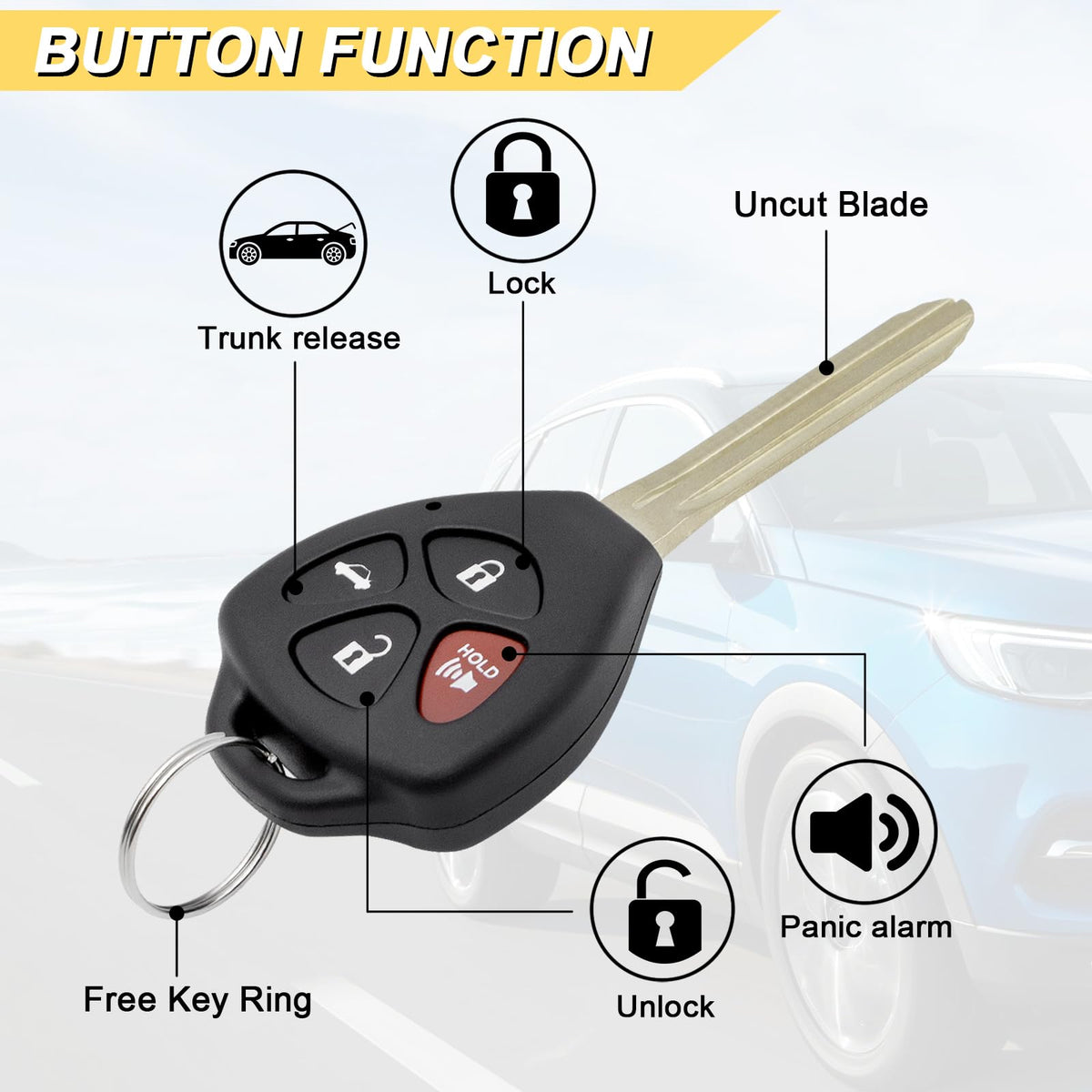 Vurkcy rear label detail showing FCC ID P/N information for accurate compatibility