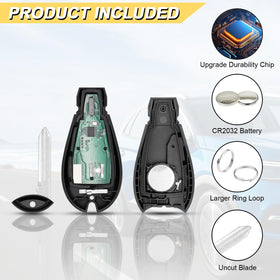 Vurkcy battery pre-installed inside fob for immediate testing and convenience