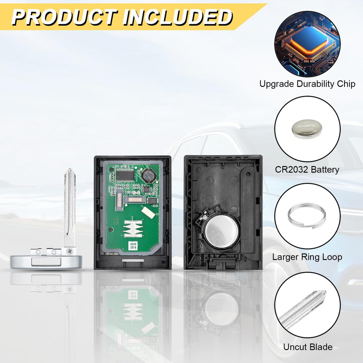Vurkcy internal view with pre-installed battery for immediate functionality