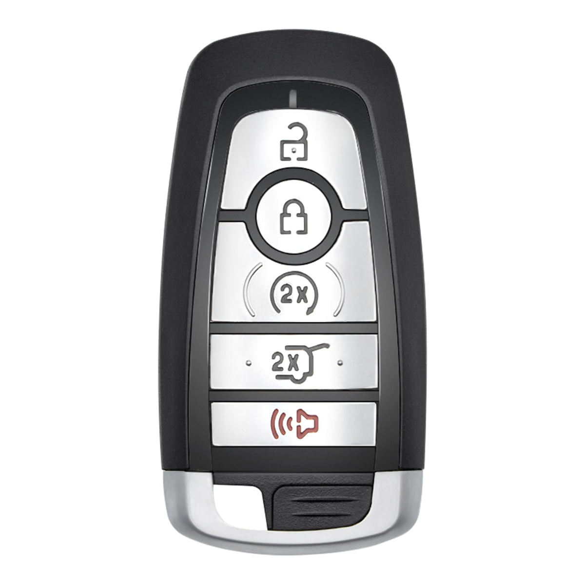 Vurkcy front view showing button layout and secure grip benefit