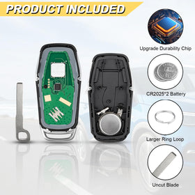vurkcy key fob held in hand to show compact scale and ergonomic benefit