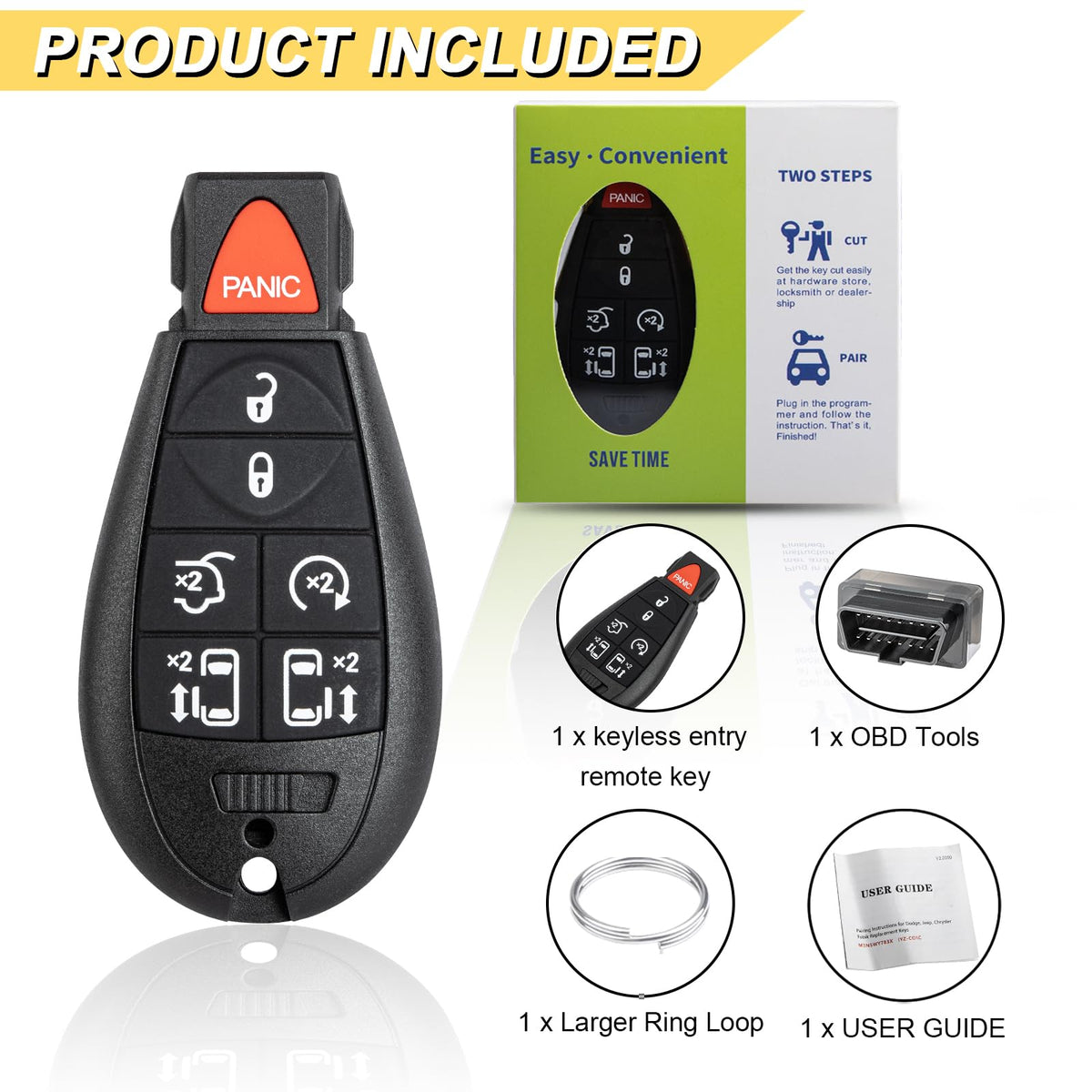 Vurkcy key fob held in hand showing scale and easy portability benefit