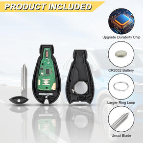 Vurkcy key fob held in hand to show compact size and easy everyday handling