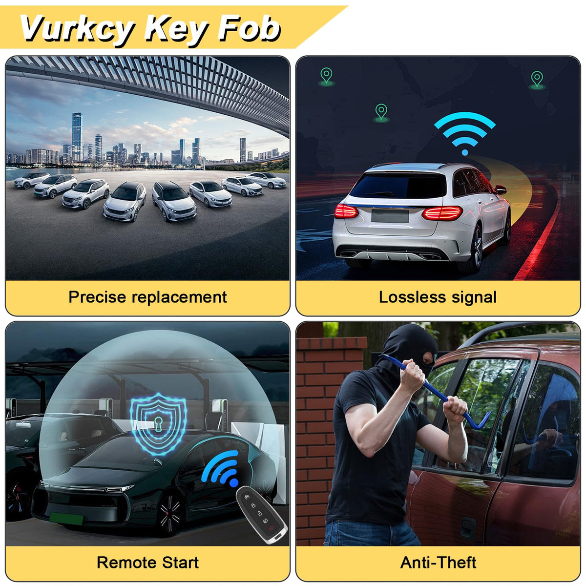Vurkcy package contents with manual showing warranty and support included