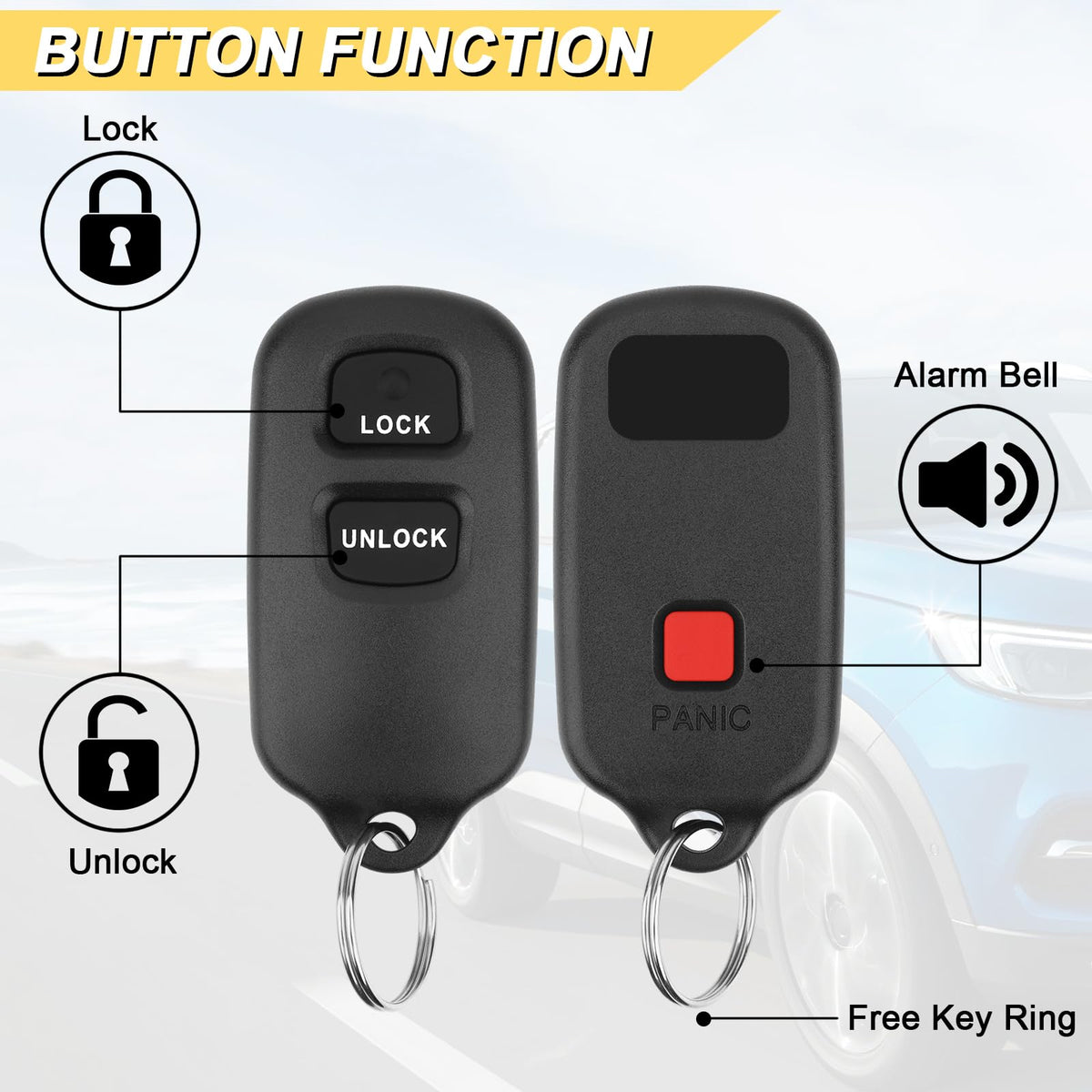 Vurkcy close-up of buttons for tactile feedback and clear labeling