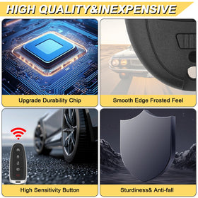 Vurkcy key fob next to ruler demonstrating compact size and fitment confidence