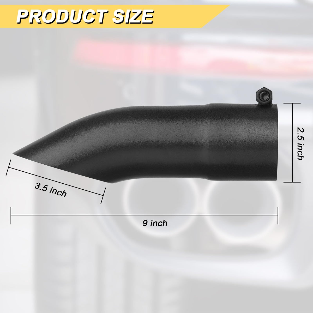 Vurkcy side profile of curved angled cut demonstrating water runoff and style benefit