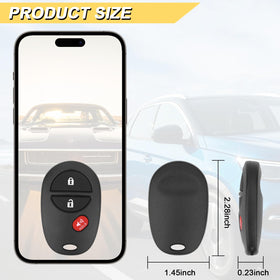 Vurkcy key next to a house key showing compact size and easy carry benefit