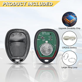 Vurkcy remote next to car key showing scale, compact size for keyrings