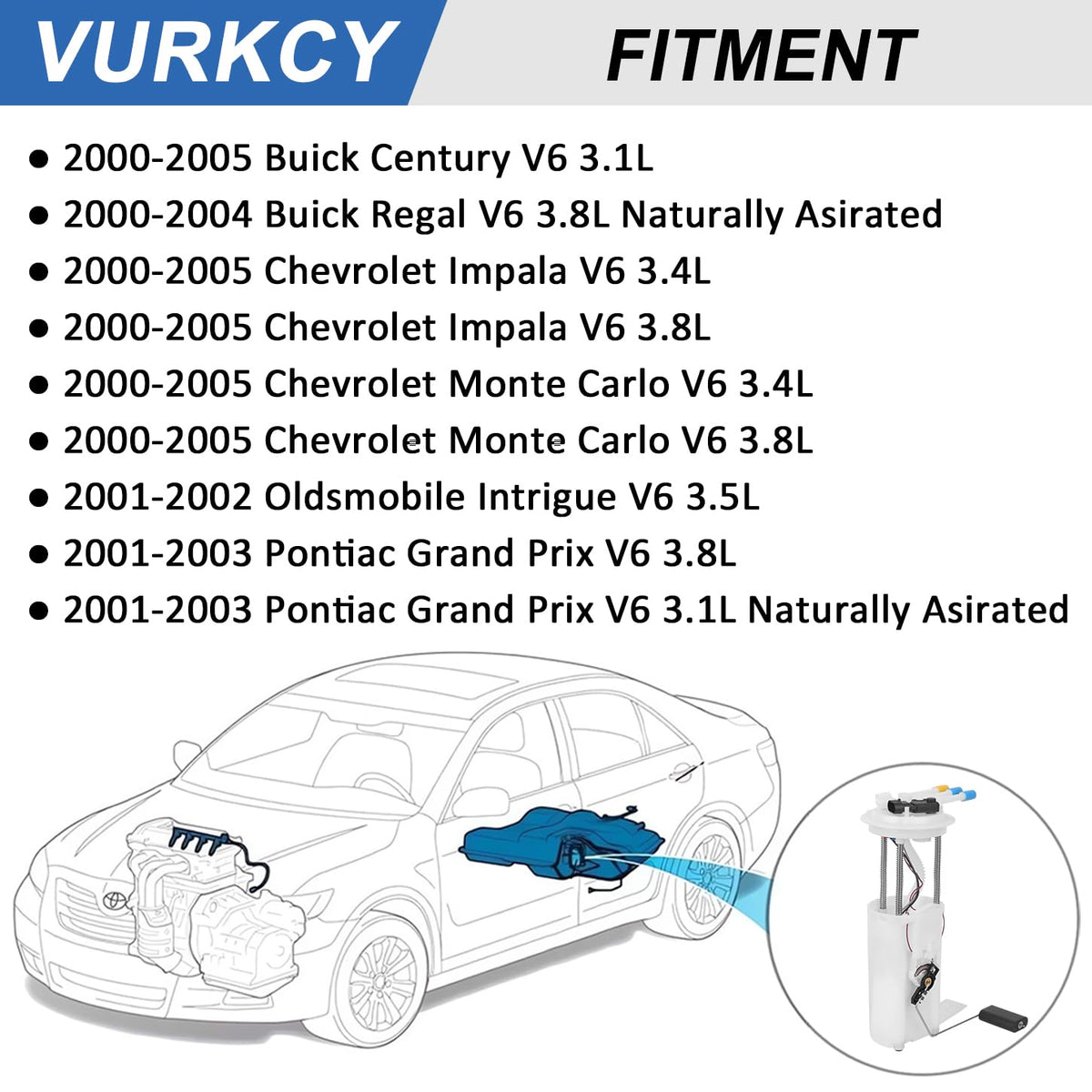 Vurkcy fuel pump strainer closeup showing fine mesh for cleaner fuel