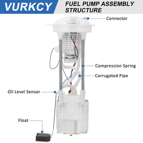 Vurkcy top module detail with wiring harness and mounting flange for secure connection