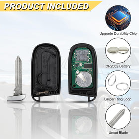 Vurkcy key fob with battery installed ready for programming and immediate use