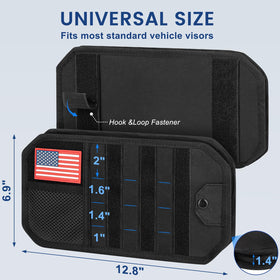 Vutirp open zippered compartment displaying organized cables and small tools benefit