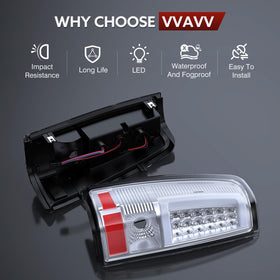 vvavv tail light silicone seal detail demonstrating water resistance