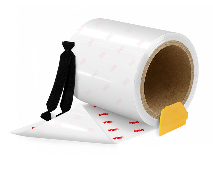 VViViD 3M clear film roll front packaging shows invisible protective coverage