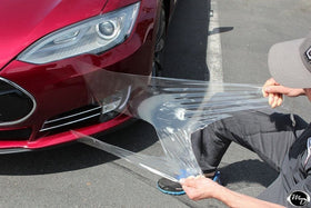 VViViD film edge detail showing seamless, low-profile protection