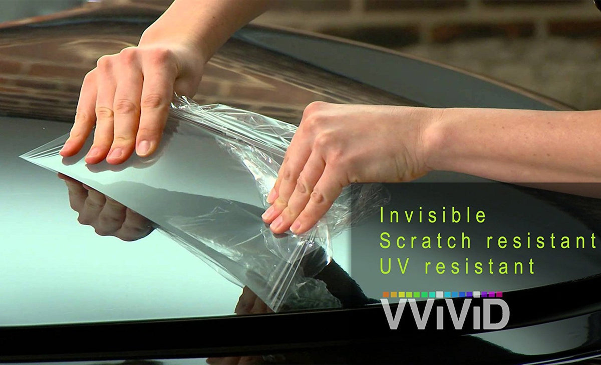VViViD film beside ruler for size comparison and coverage clarity