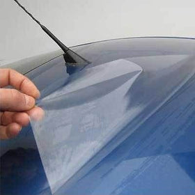 VViViD close-up texture of clear gloss film showing smooth finish
