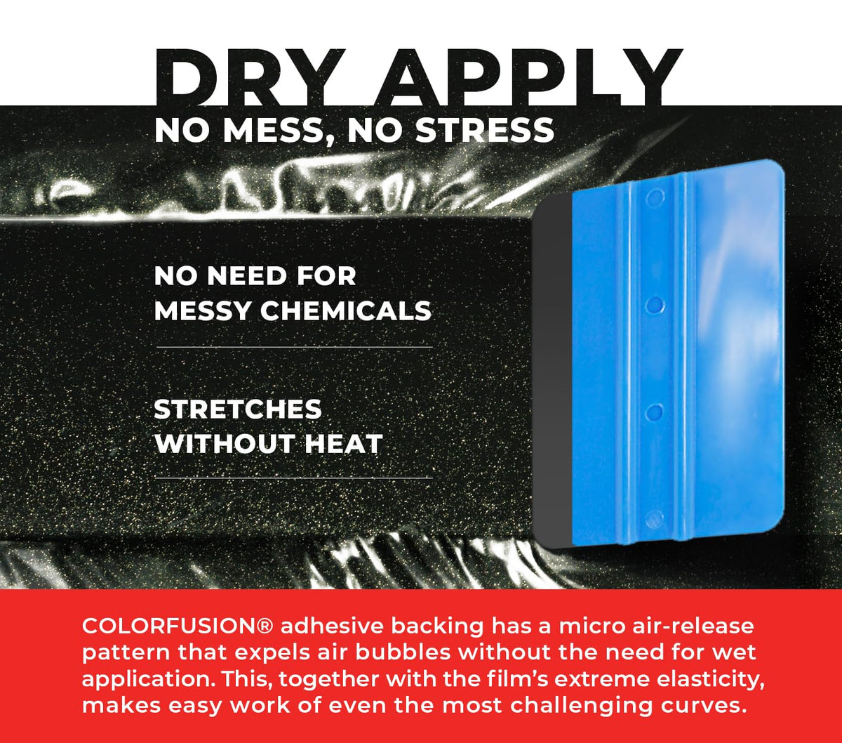 VViViD ColorFusion metallic gloss detail showing deep color and shine benefits