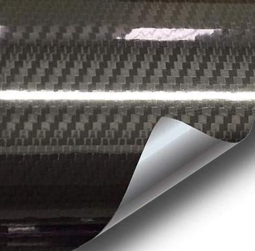VViViD close-up of black carbon texture revealing realistic epoxy depth