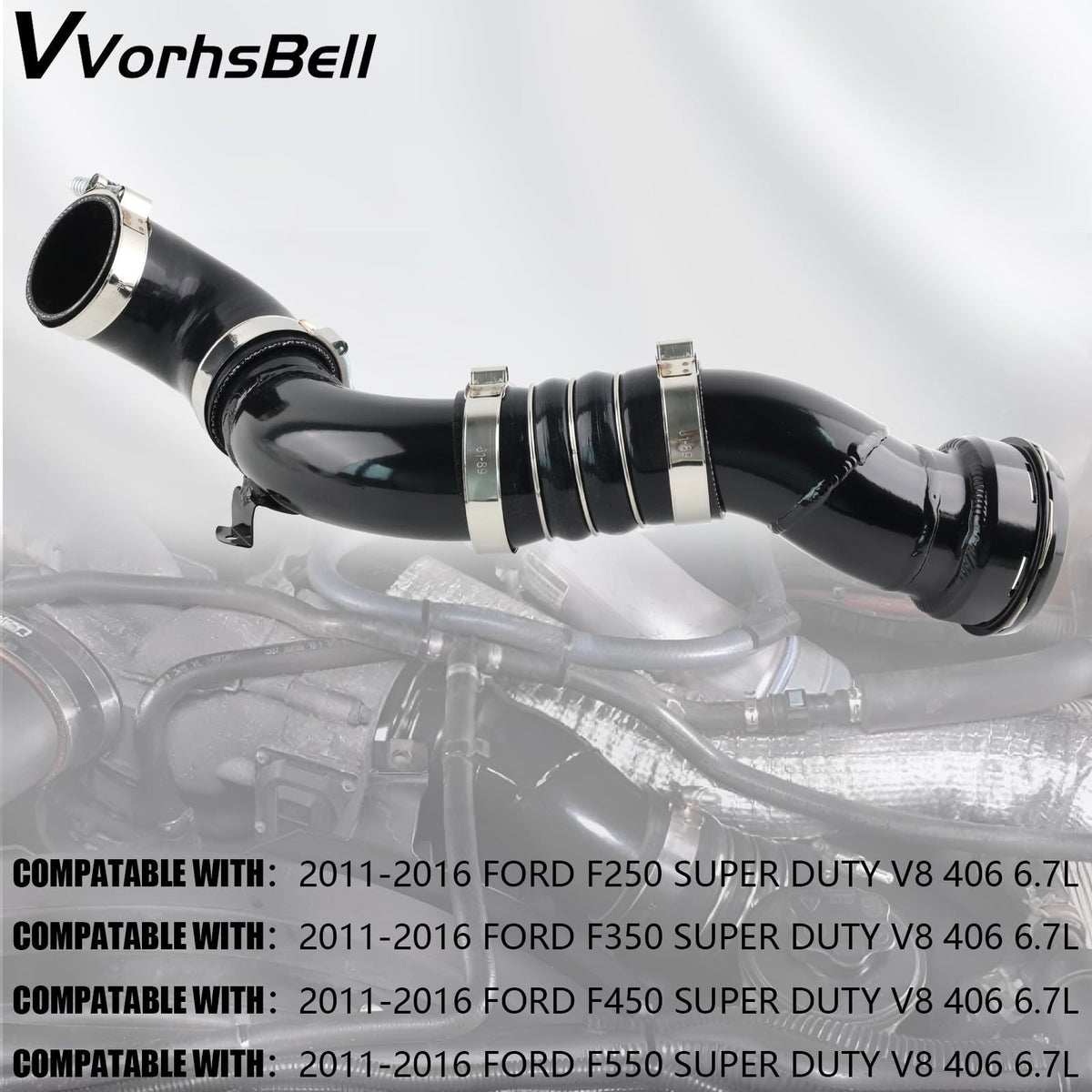 VVORHSBELL T-bolt clamp detail demonstrating secure, even clamp pressure
