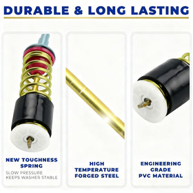 Vypart close-up of spring assembly on rod showing durable construction and shock absorption benefit