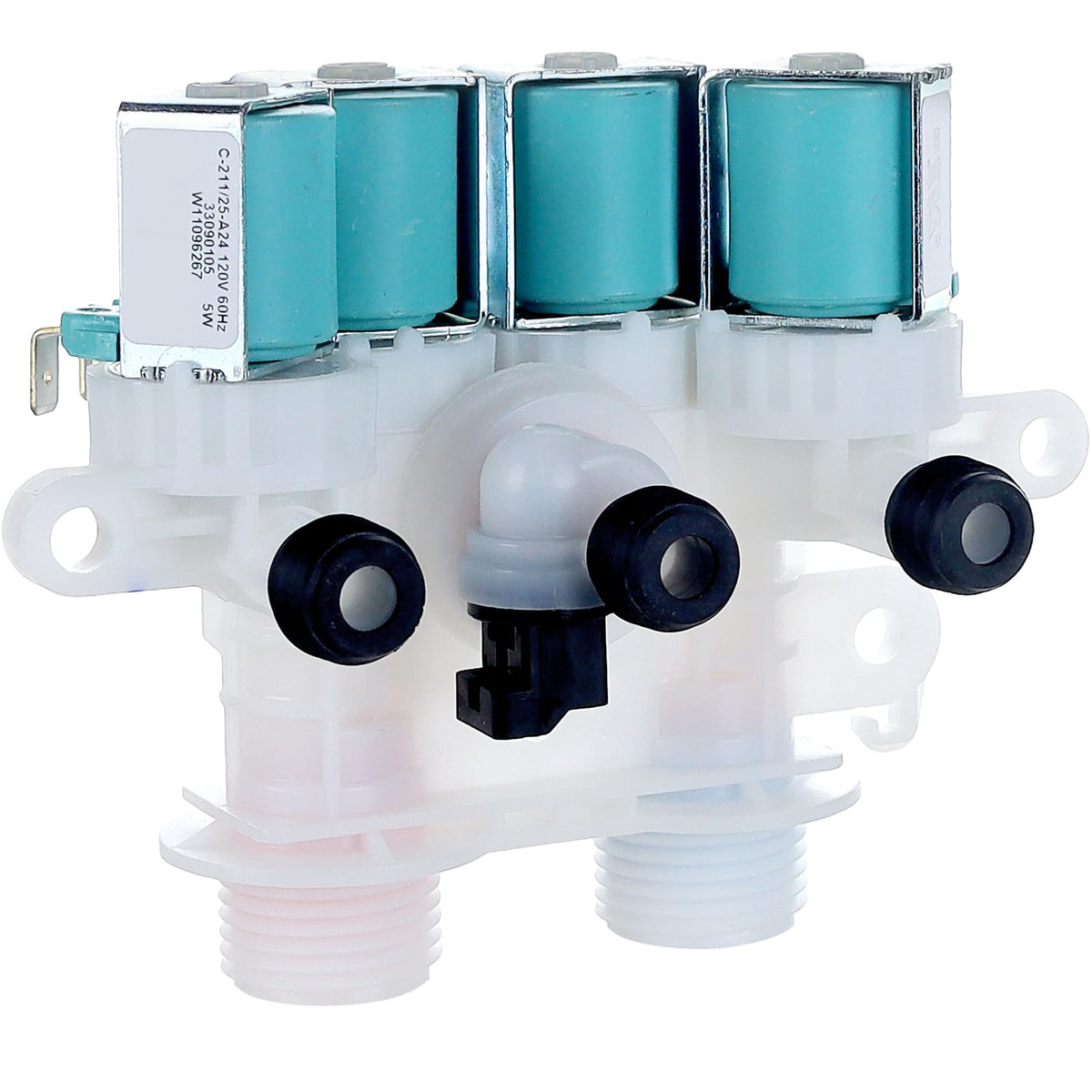 Vypart inlet valve front view showing full assembly and accurate replacement fit