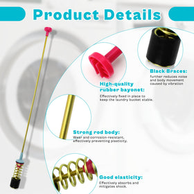 Vypart close-up of spring and stainless shaft demonstrating rust resistance