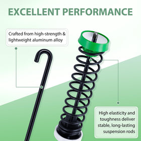 Vypart close-up of carbon steel suspension rod highlighting durable build