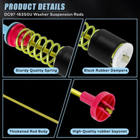 Vypart rubber damper and spring detail showing improved vibration absorption