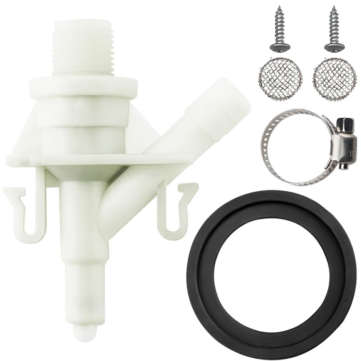 Vypart front view of 385311641 valve showing durable design and leak protection