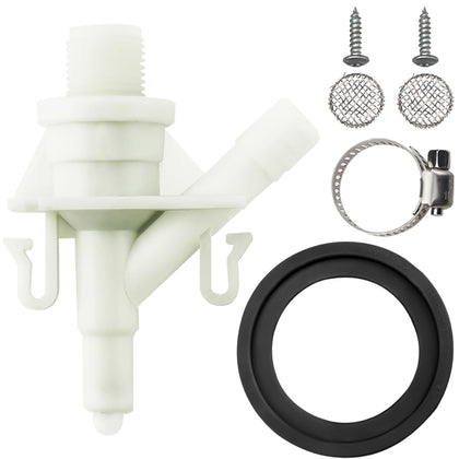 Vypart front view of 385311641 valve showing durable design and leak protection