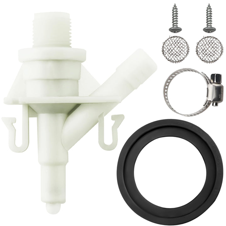 Vypart front view of 385311641 valve showing durable design and leak protection