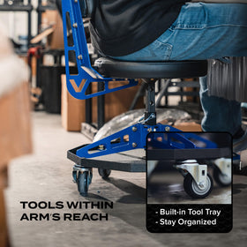 Vyper backrest close-up showing support design for improved posture