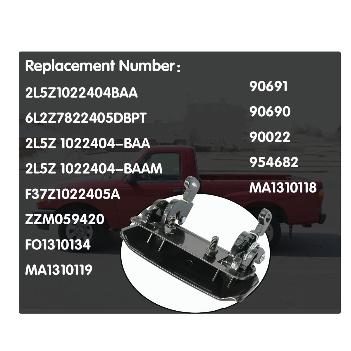 VZB label with part numbers showing compatibility verification convenience
