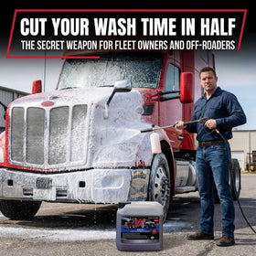 W Pro50 after-rinse vehicle showing clean finish without scrubbing