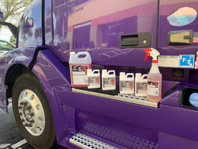 W Pro50 concentrate being poured for easy dilution benefit