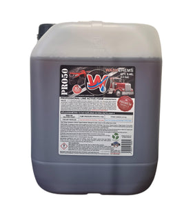 W PRO50 front label view showing product and capacity benefits