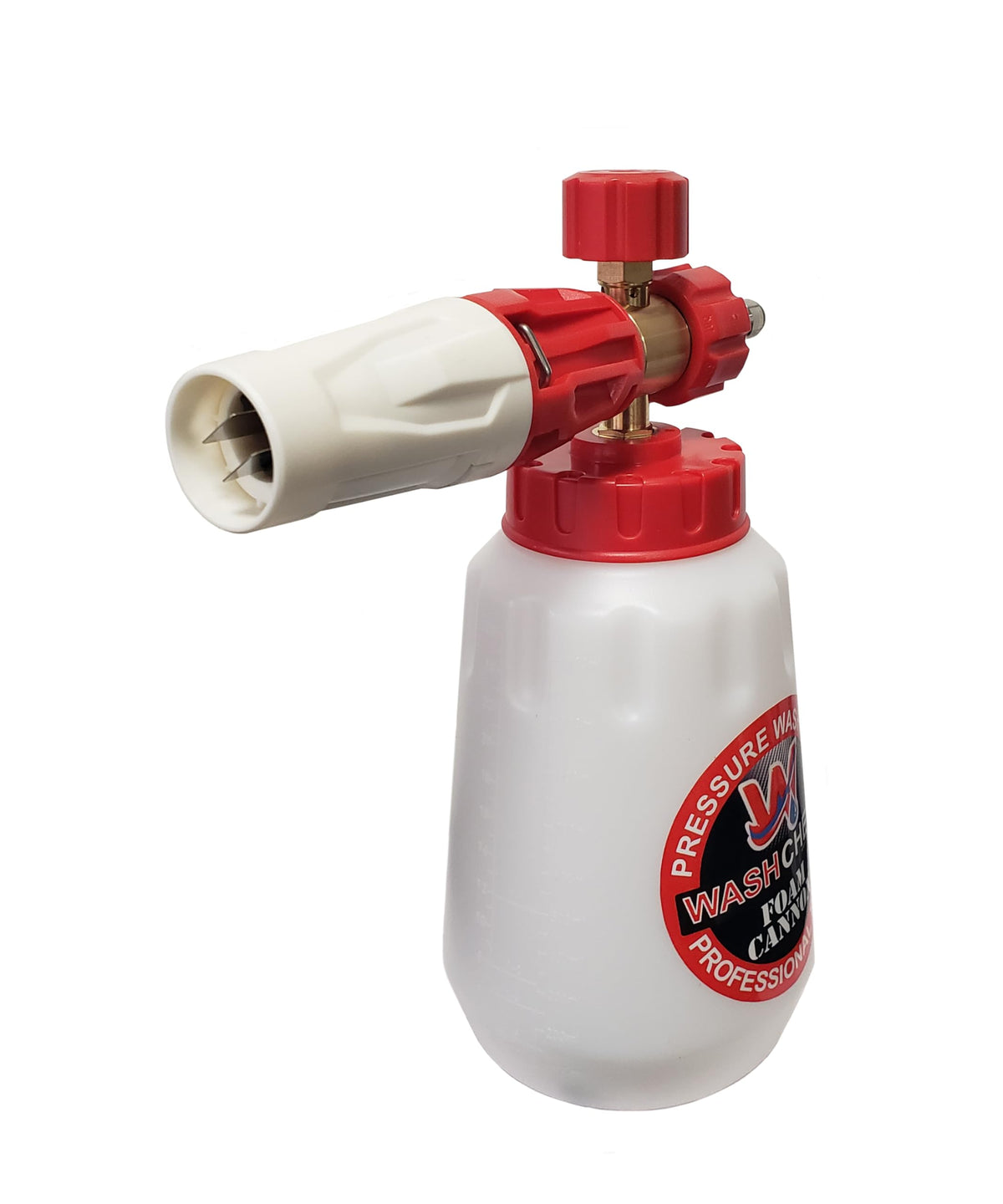 W Wash Chems wide-mouth bottle top open for easy filling, preventing spills and saving time